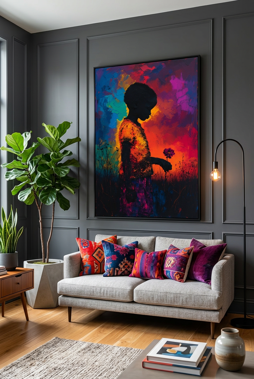 Curated Room Art Placement